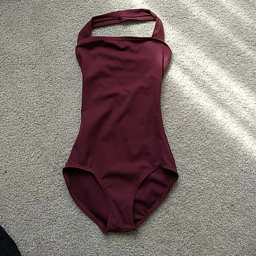 Burgundy Capezio Leotard Small